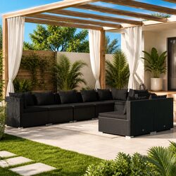 Ideal 8 Piece Lounge Set for Every Outdoor Gathering