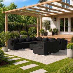 Practical Use of a 10-Piece Garden Lounge Set for Your Home