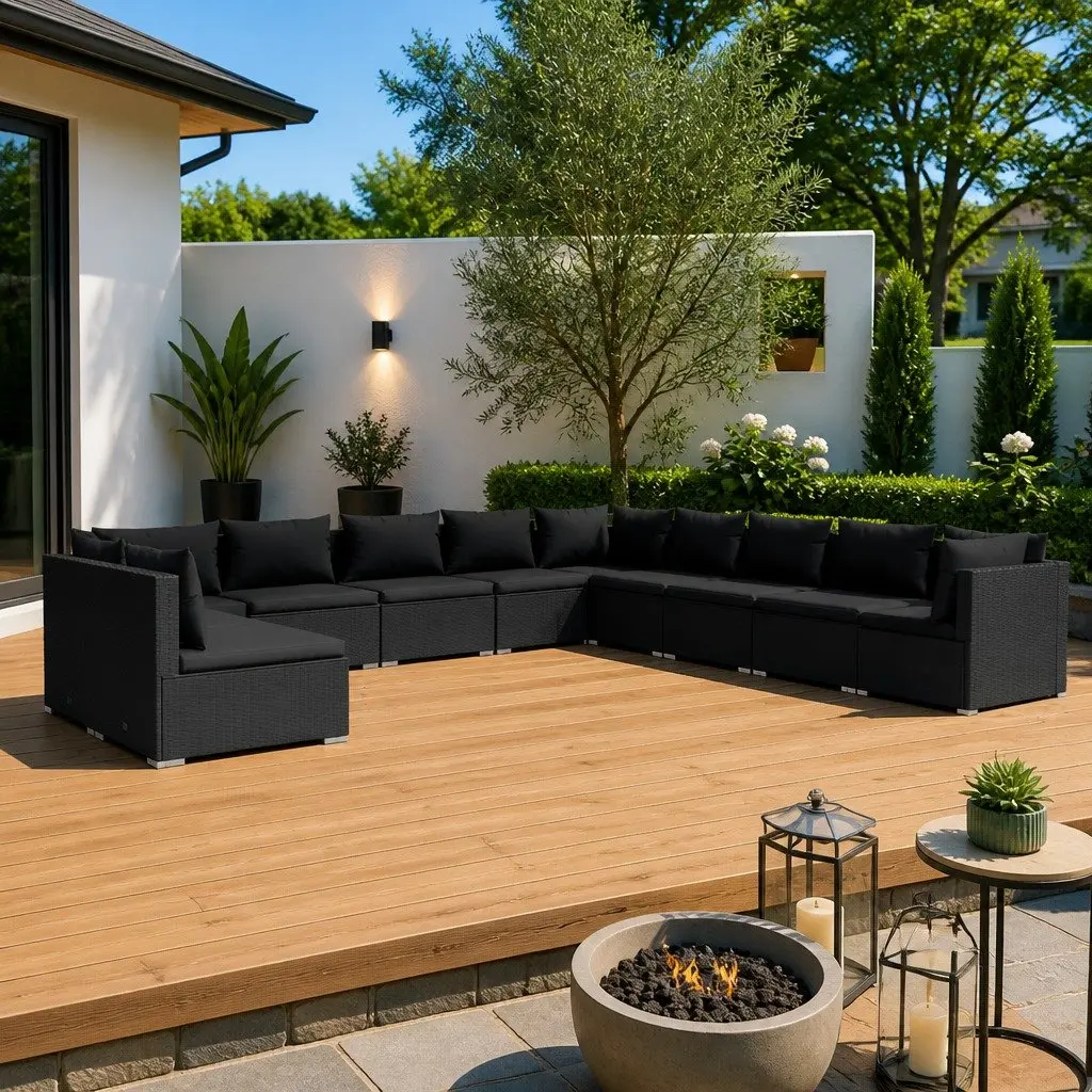 11 Piece Lounge Set for Outdoor Gatherings