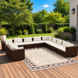 Perfect Fit: 11-Piece Garden Lounge Set for Outdoor Spaces