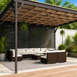 Practical 10-Piece Lounge Set for Your Outdoor Needs