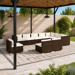 Practical 10 Piece Outdoor Lounge Set for Your Garden
