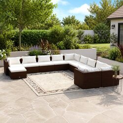 Versatile 11-Piece Garden Lounge Set for Outdoor Living