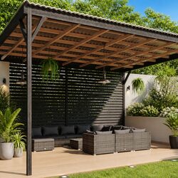 Practical Garden Lounge Set: 12 Piece Outdoor Furniture for Relaxation