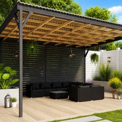 Ideal 9-Piece Lounge Set for Outdoor Gatherings