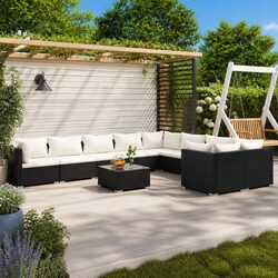 Versatile 10-Piece Lounge Set for Your Outdoor Relaxation