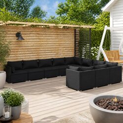 Practical 10-Piece Lounge Set for Your Garden