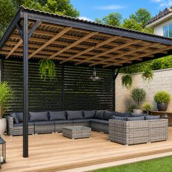 Versatile 11 Piece Garden Lounge Set for Your Patio
