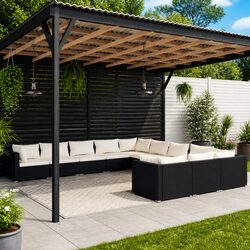 Versatile 11-Piece Garden Lounge Set for Any Space