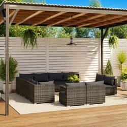 Practical 12-Piece Garden Lounge Set for Everyday Use
