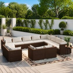 Versatile 12-Piece Garden Lounge Set for Any Space