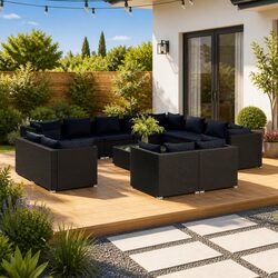 Perfect 13-Piece Lounge Set for Outdoor Spaces