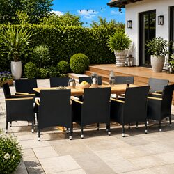11 Piece Outdoor Dining Set for Entertaining