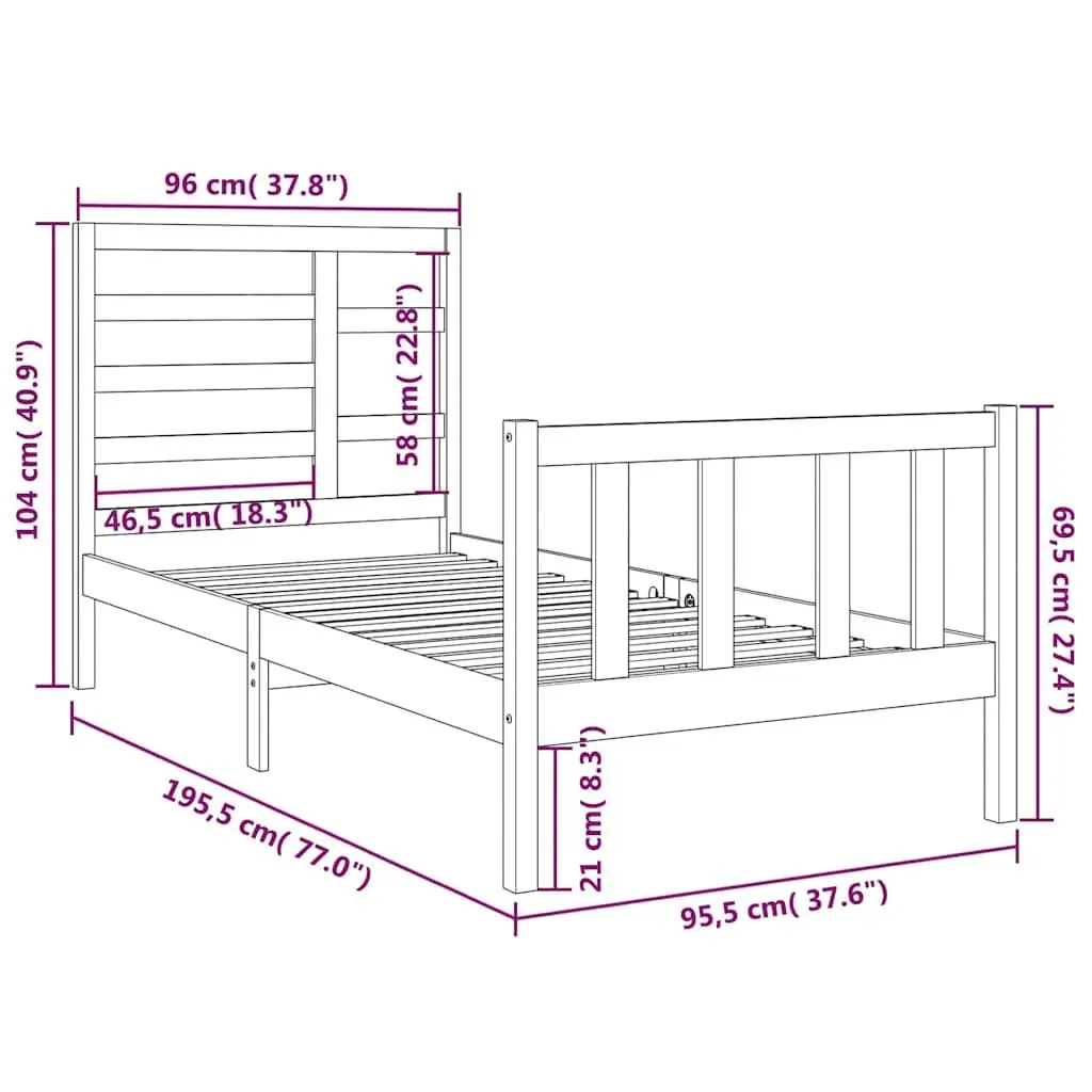 Black Bed Frame for Small Bedrooms
