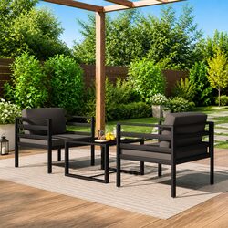 Practical 3 Piece Garden Lounge Set for Your Outdoor Needs