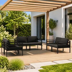 Versatile Modular Lounge Set for Patios and Gardens