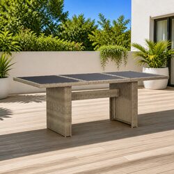 Ideal for Gatherings, the Brown Outdoor Dining Table