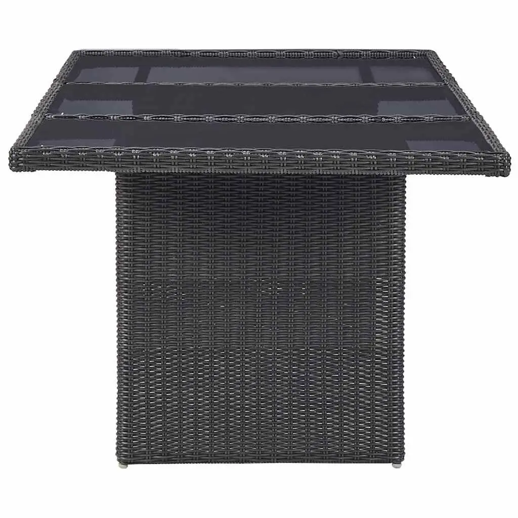 Black Outdoor Table for Entertaining