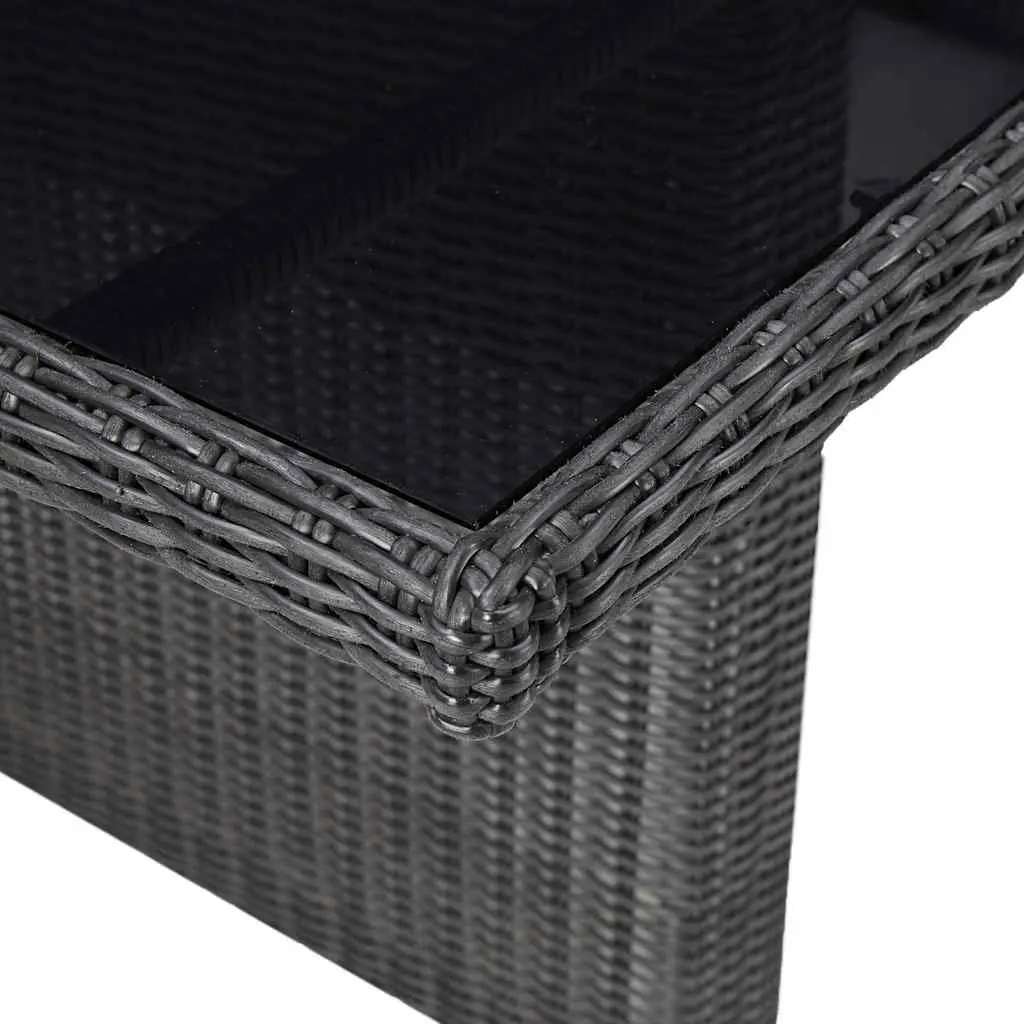 Black Outdoor Table for Entertaining