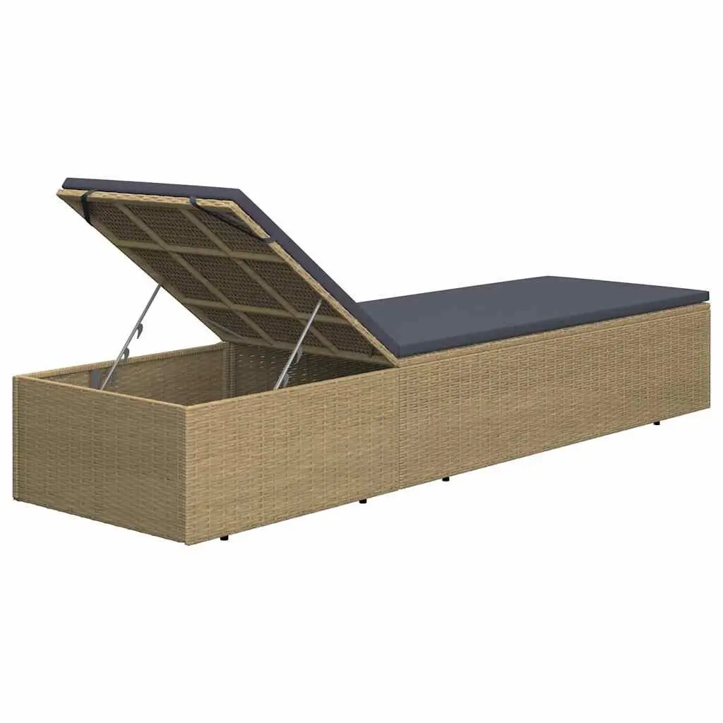Sun Lounger for Poolside and Garden Use