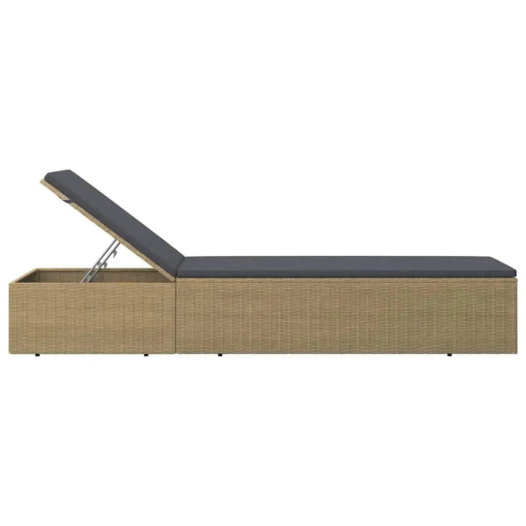 Sun Lounger for Poolside and Garden Use
