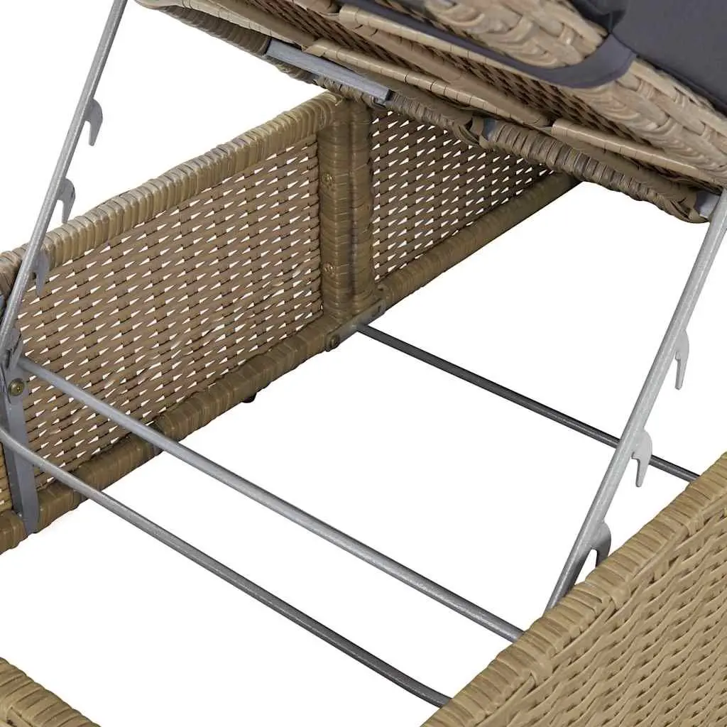 Sun Lounger for Poolside and Garden Use