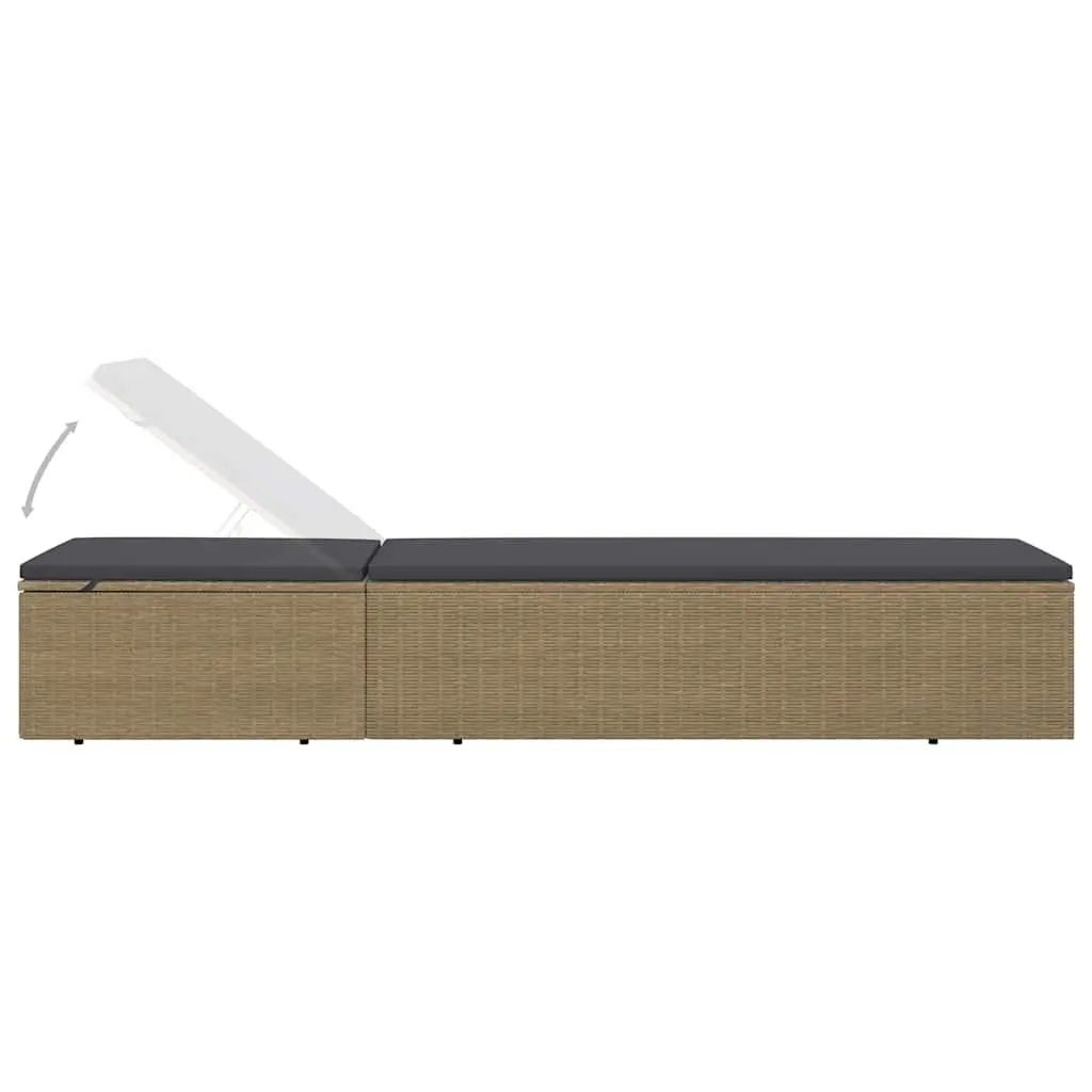 Sun Lounger for Poolside and Garden Use