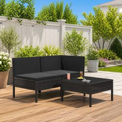 Versatile 3-Piece Garden Lounge Set for Relaxation