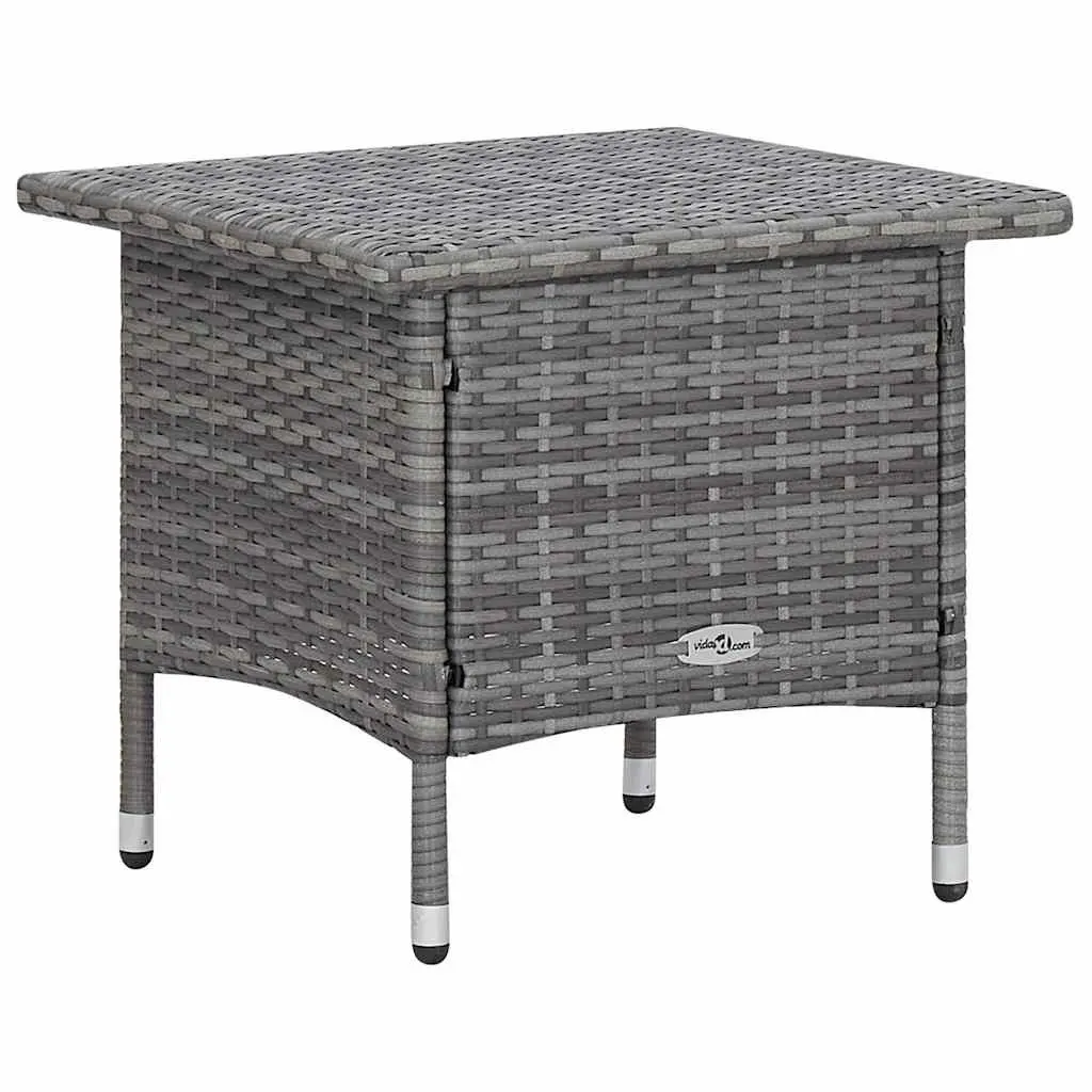Garden Lounge Set 2 Piece Outdoor Furniture with Cushions Tea Table Armchair