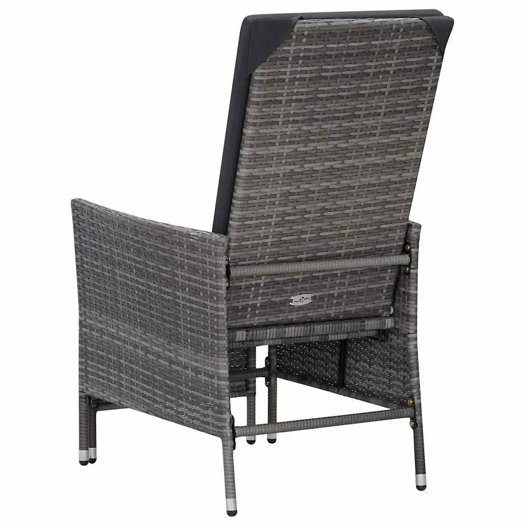 Garden Lounge Set 2 Piece Outdoor Furniture with Cushions Tea Table Armchair