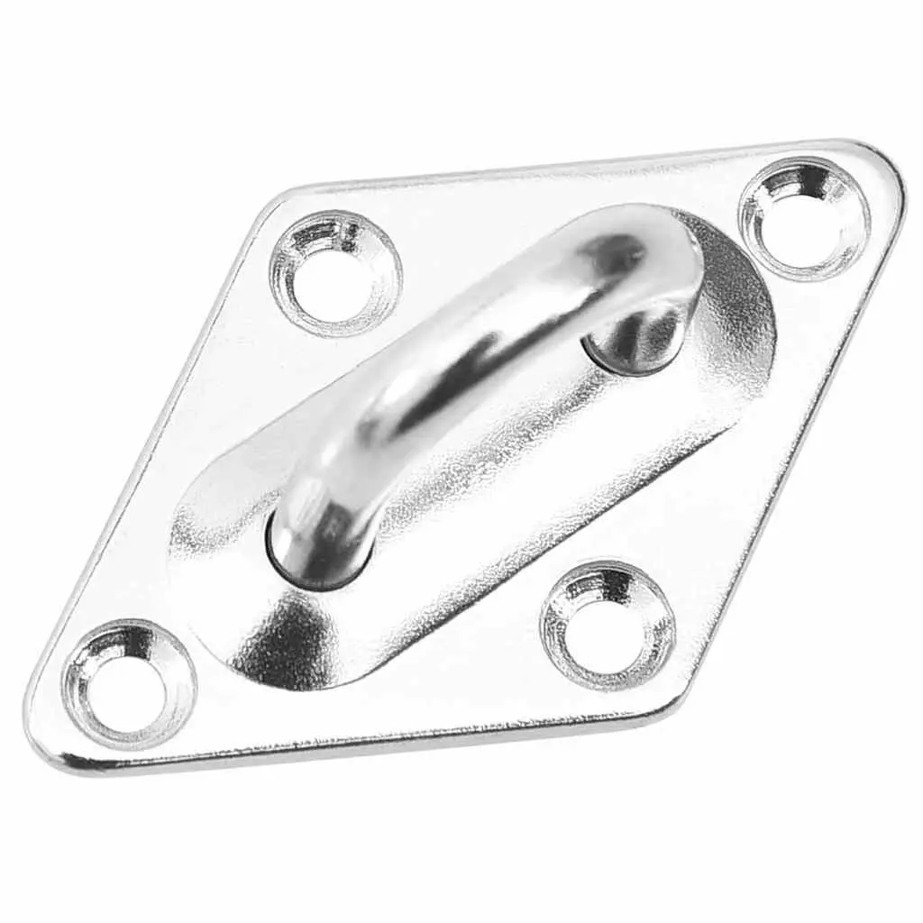 9 Piece Stainless Steel Fitting Kit for Installing Shade Sails with Adjustable Carabiners and Turnbuckles