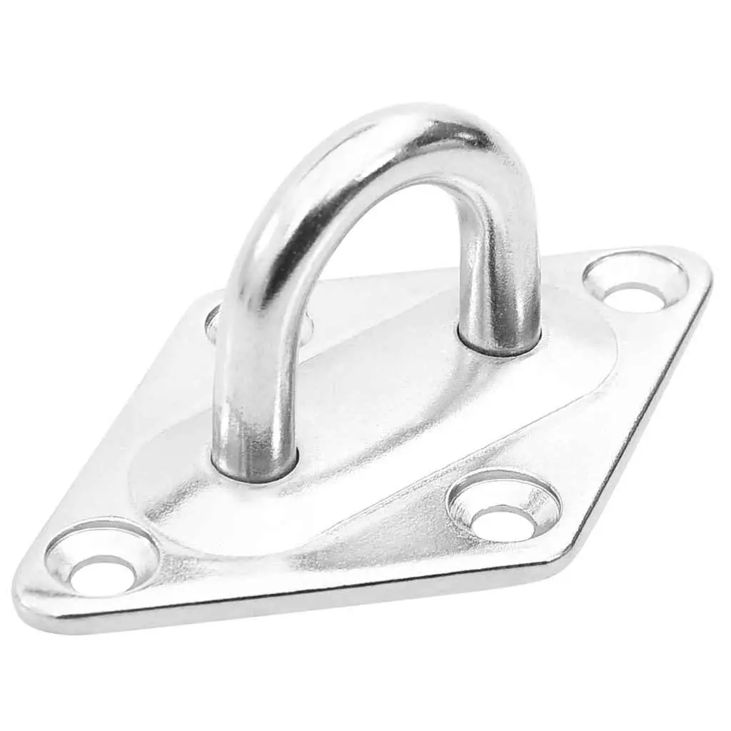 9 Piece Stainless Steel Fitting Kit for Installing Shade Sails with Adjustable Carabiners and Turnbuckles