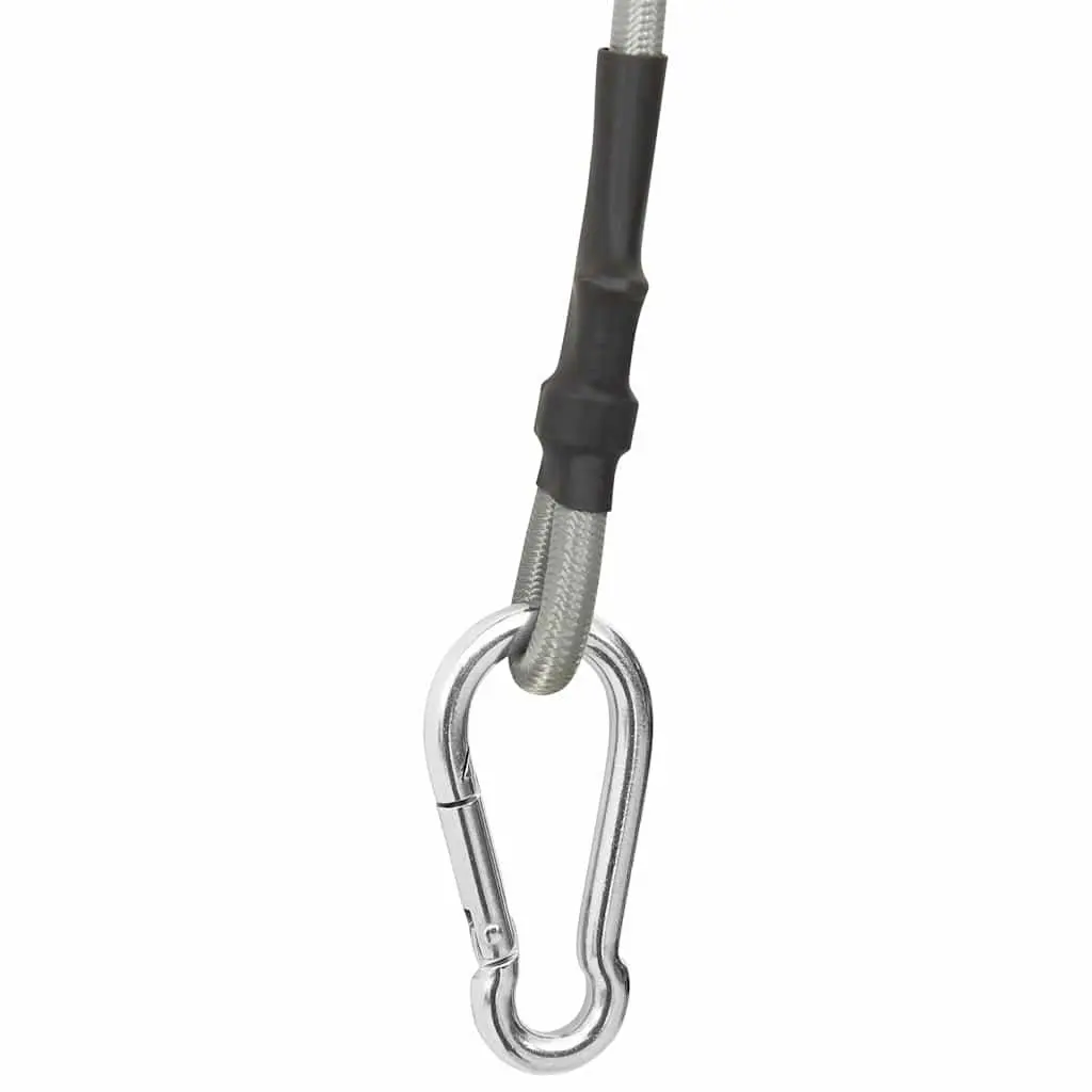 Ropes with Carabiner Rubber 4 Piece Set Tensioning Outdoor Accessory