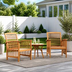 Versatile Wooden Chairs for Your Outdoor Areas - Set of 2