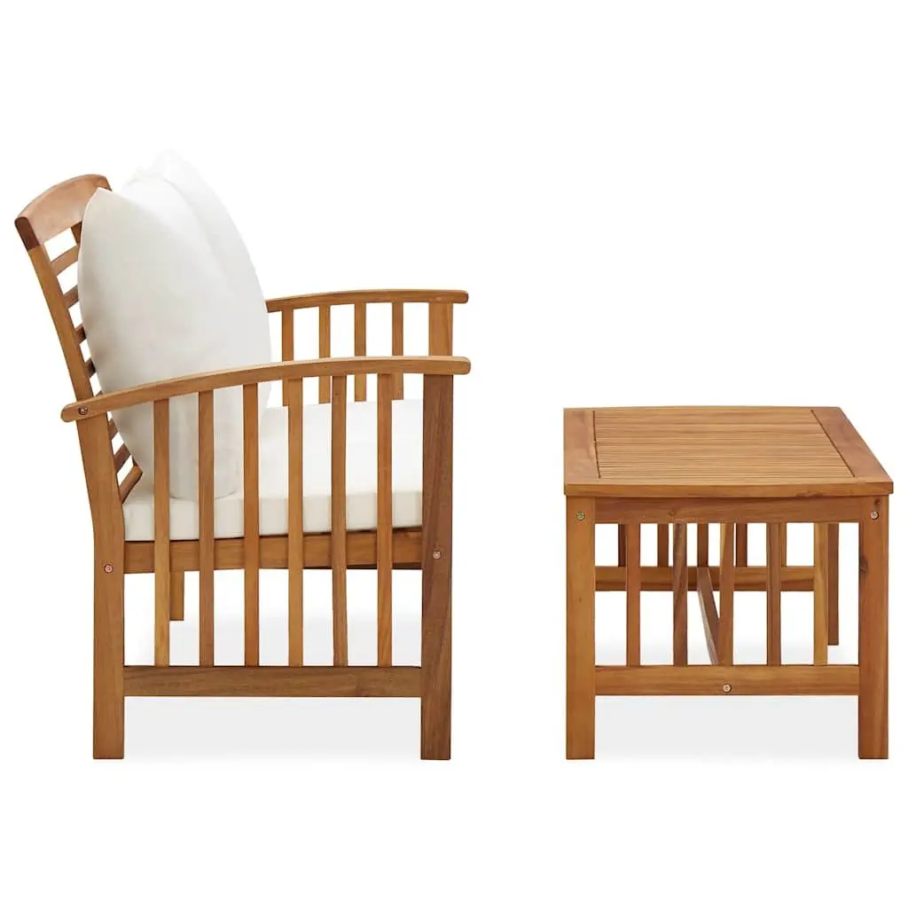 2 Piece Garden Lounge Set for Outdoor Relaxation