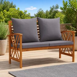 Perfect 119cm Garden Bench for Balconies and Patios