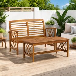 Practical 2 Piece Garden Lounge Set for Your Outdoor Needs