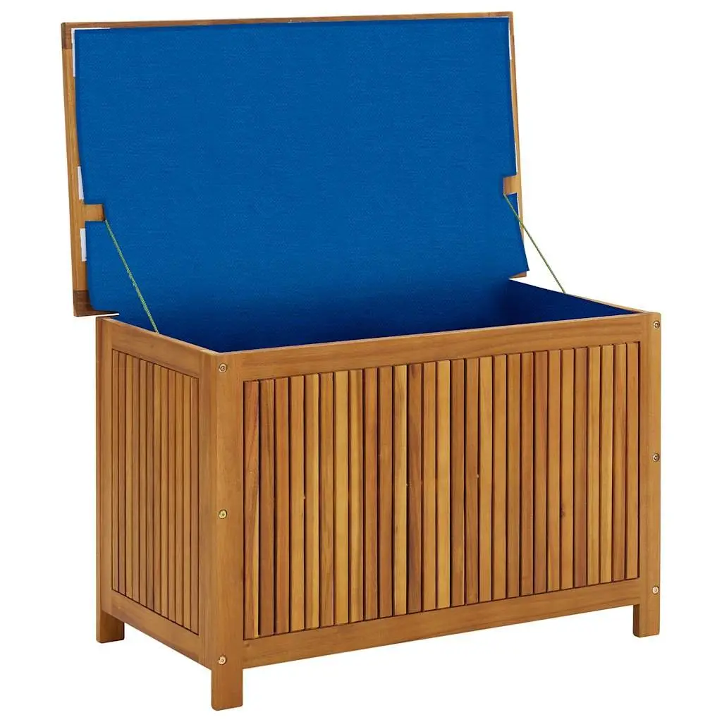 Garden Storage Box 90x50x58 cm Outdoor Bench Solid Acacia Wood Brown