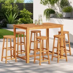 Versatile 6-Piece Bar Stool Set for Your Outdoor Needs