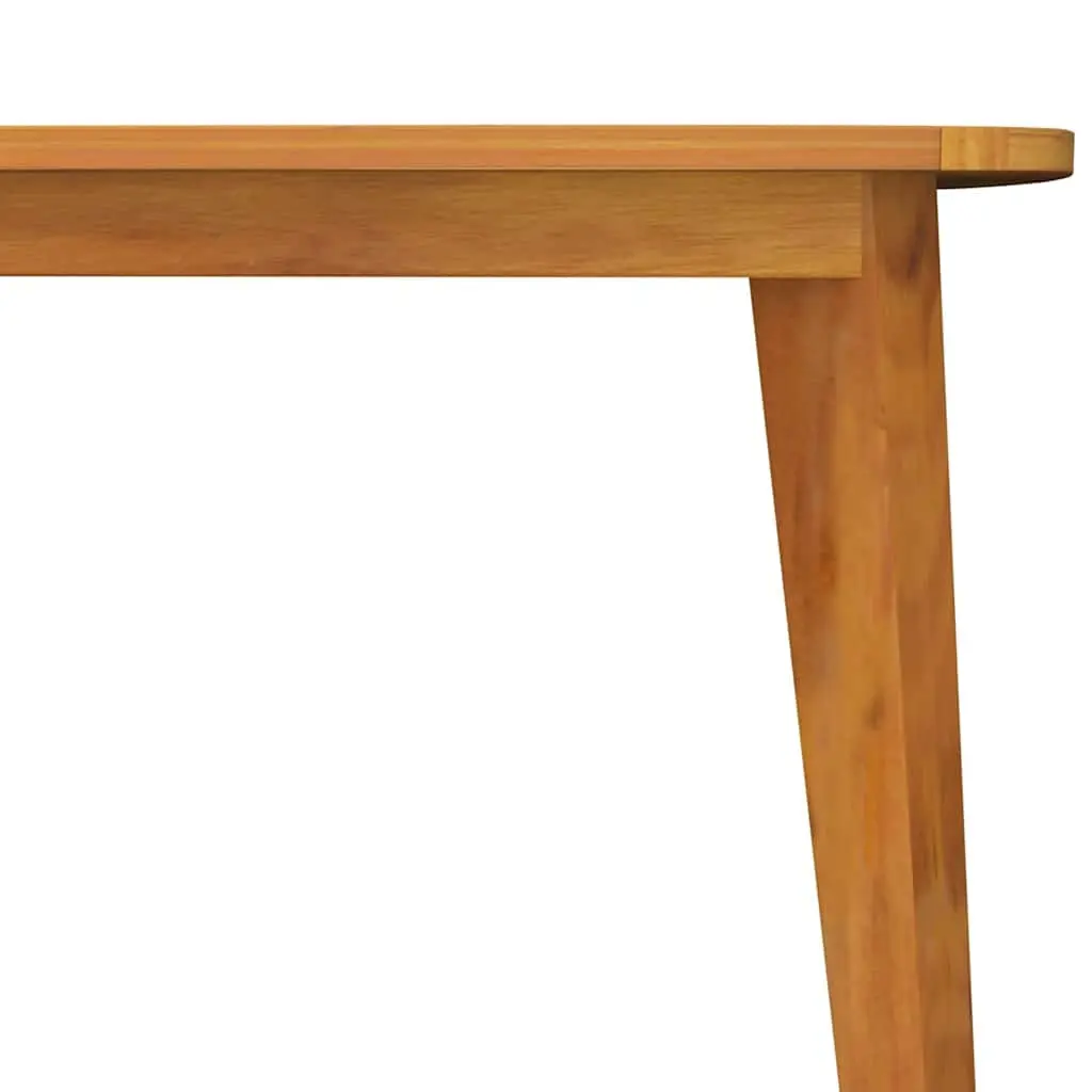 Solid Wood Garden Table Acacia 110x110x75 cm Brown