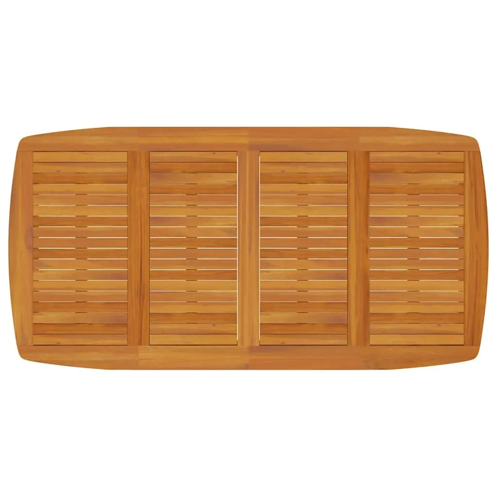 Outdoor Garden Table 200x100cm Solid Wood Acacia Dining Furniture Brown
