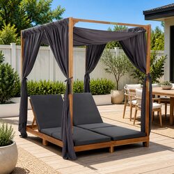 Versatile Double Sun Lounger for Your Outdoor Living