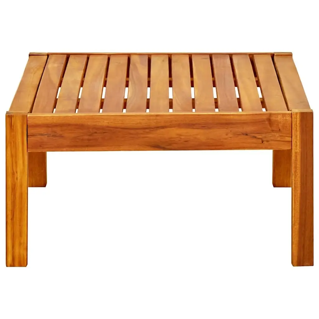 Solid Acacia Wood Garden Table Outdoor Patio Coffee Table Brown 85x57x29cm
