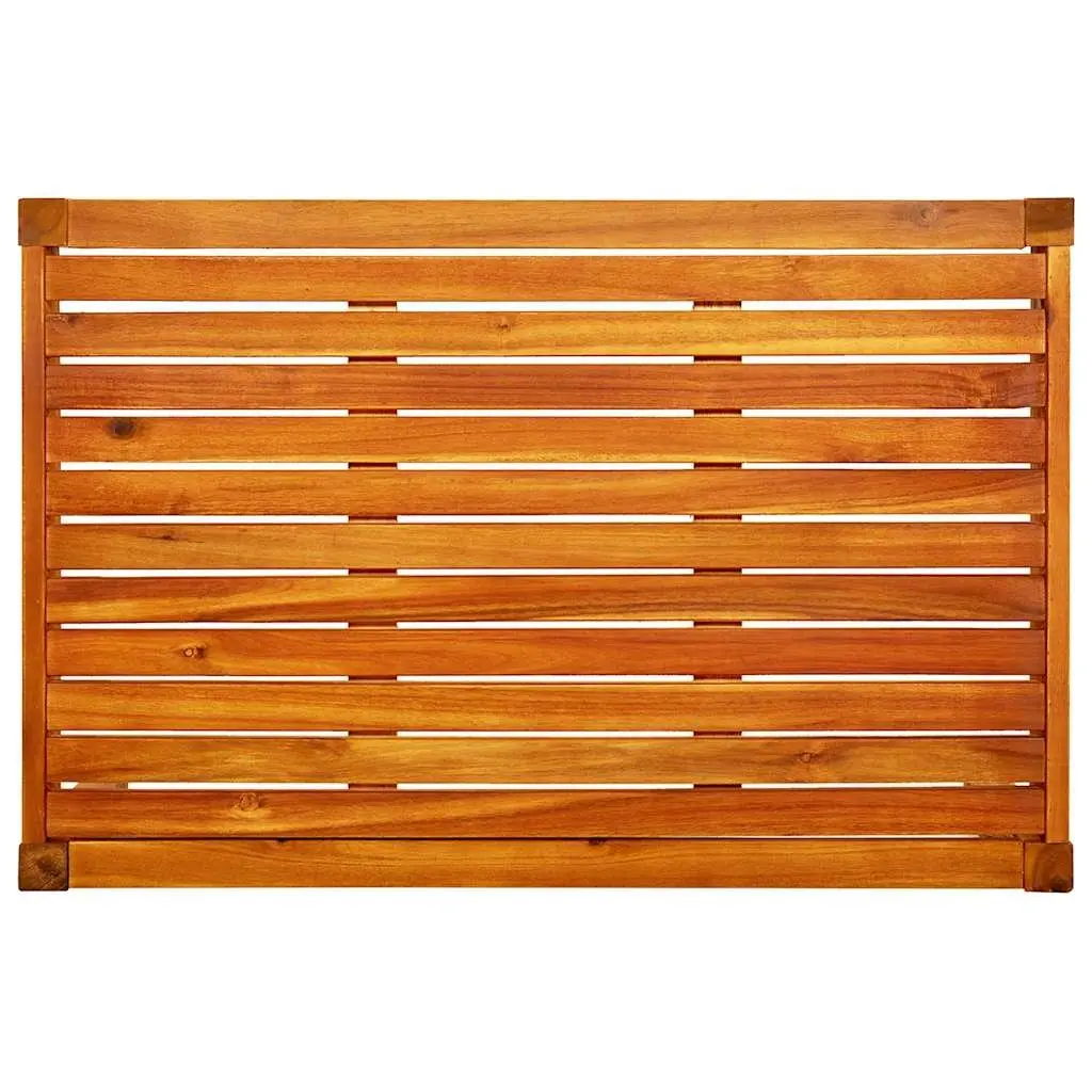 Solid Acacia Wood Garden Table Outdoor Patio Coffee Table Brown 85x57x29cm