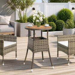 Versatile Outdoor Round Table for Your Garden