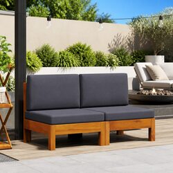 Middle Sofas for Practical Outdoor Enjoyment
