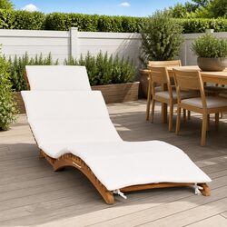 Practical Folding Sun Lounger for Outdoor Enjoyment