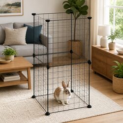 Practical 8-Panel Cage for Various Home Settings
