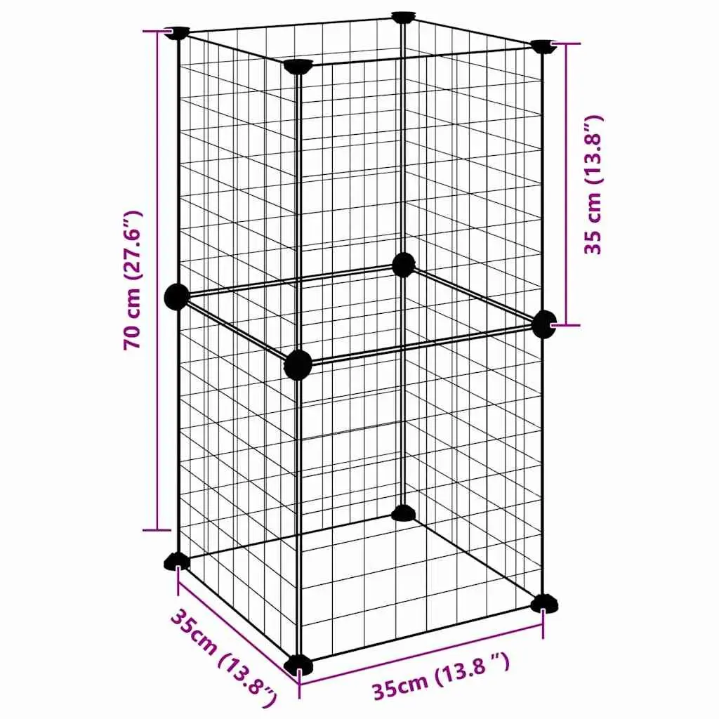 8-Panel Cage for Various Home Settings