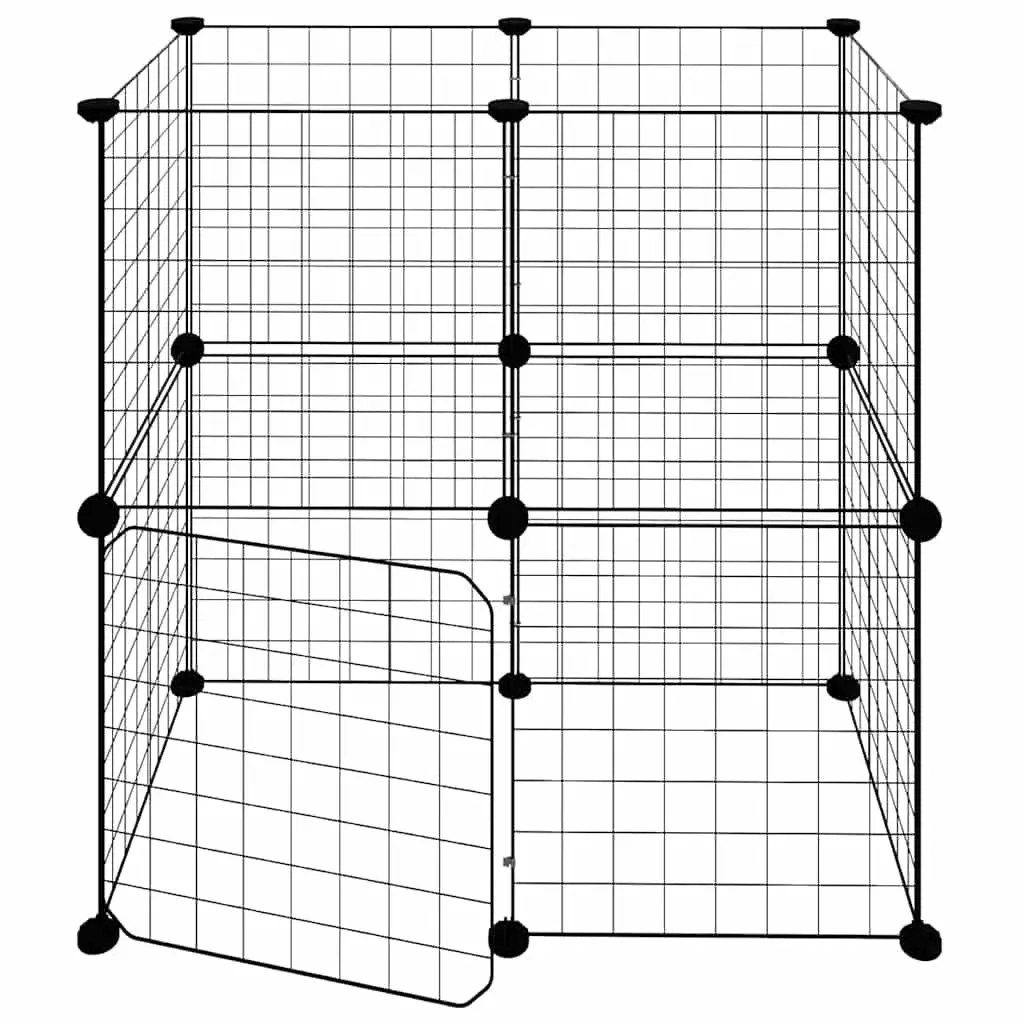 12-Panel Pet Cage for Home Use, 35x35 cm